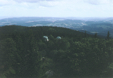 v�hled z rozhledny na hv�zd�rnu